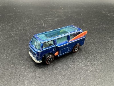 Hot Wheels Volkswagen Beach Bomb Redline Blue Hong Kong w/ Boards! Unrestored!