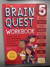 BRAIN QUEST WORKBOOK GRADE 5 YEAR OF CURRICULUM BASED ACTIVITIES 2008 B12