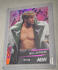 AEW 2025 Upper Deck Will Ospreay SP Event Used Game Used Magenta 7/10 Osprey SSP