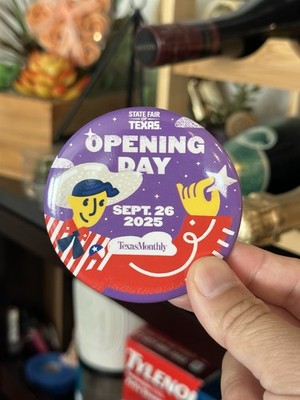 2025 State Fair of Texas Opening Day Button