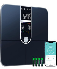 Smart Scales for Body Weight, Dual Screen Display Digital Bathroom Scale High...