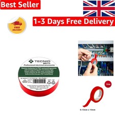 VDE Certified Red PVC Insulation Tape - 0.12mm Thickness for Electrical Use