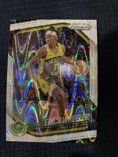 2025 Panini Prizm WNBA White Seismic Parallel - Erica Wheeler #125 Seattle Storm