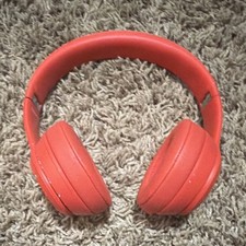 Beats by Dr. Dre Red Over-Ear Headphones Headband Double Ear-Cup