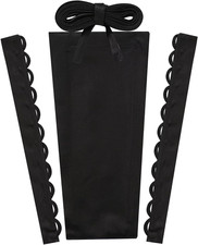 4Pcs/Set DIY Satin Corset Back Kit Zipper Replacement Adjustable Fit Lace up for