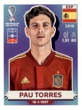 Pau Torres 2022 Panini World Cup Qatar Sticker #ESP 9 USA Version