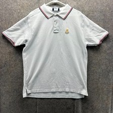 Psycho Bunny Polo Shirt Mens XL White Embroidered Logo Cotton Extra Large