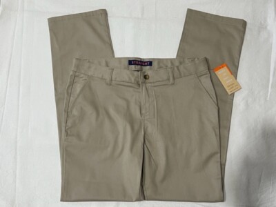 French Toast Boys Size 20 Straight Leg Adjustable Waist Khaki Pants