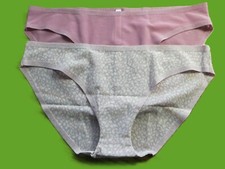 2 NWT Victoria's Secret Luxe Logo Bikini Mesh Panties Large