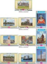 Timbres Yémen (Royaume-Uni) 1970 Mi 1026B-1035B (complète edition) non dentelé t