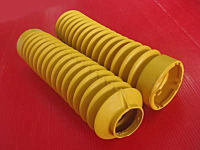 Fit YAMAHA YZ100 D/E/F '77-79 IT125 G '80 MX175 79-81 FRONT FORK BOOT YELLOW[mi]