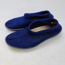 Arcopedico Womens Comfort Shoes Blue Mesh Knit Slip On Flats Size EU 36 US 4