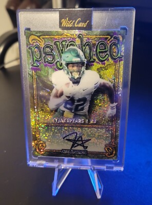 RARE Tyjae Spears 2023 Wild Card Alumination Psyched Auto RC 2/3.