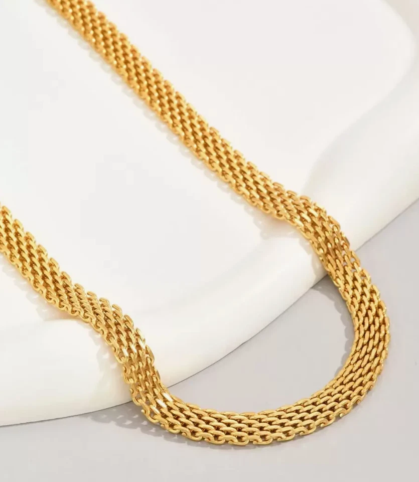 Gargantilla de Oro 14K  Joyeria Fina Cadenas Collares Regalos para Mujer - Image 2 of 4