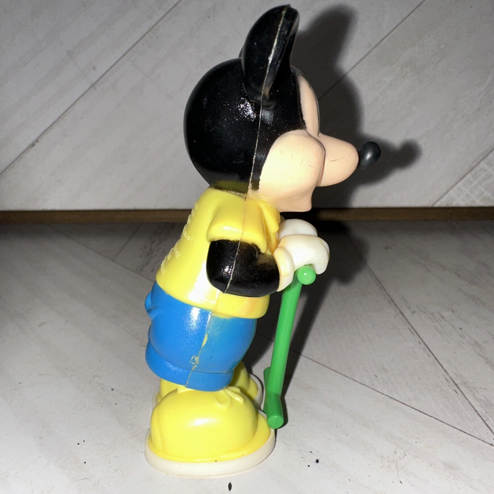 VINTAGE DURHAM Walt Disney MICKEY MOUSE Mini Winder Wind up POGO Stick