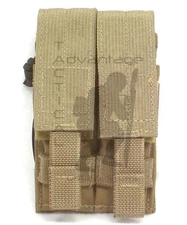 BAE Systems ECLiPSE Single Stack .45 Cal Double Mag MOLLE Pouch - coyote brown