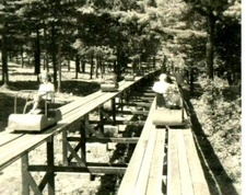 RPPC Mt Cranmore Skimobile North Conway N.H. EKC 1940-50's Vtg Postcard A10