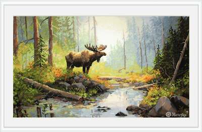 Merejka Counted Cross Stitch Kit Woodland Morning K-245