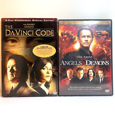 THE DA VINCI CODE / ANGELS & DEMONS (DVD) Tom Hanks - Action