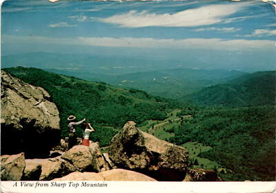 Sharp Top Mountain, Peaks of Otter Area, Blue Ridge Mountains, Postcard