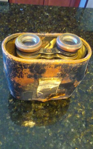 Binoculars the Liverpool superior ww1 British maritime steam punk antique - Picture 7 of 9
