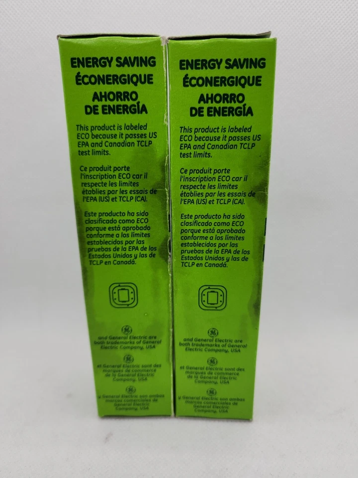 2 Pack Compact Fluorescent Lamp Tube 97598 GE F18DBX/827/ECO4P  18W 4 Pin CFL - Image 4 of 4