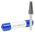 SL-4 Taper Shape Radius End - Premium Double Cut Tungsten Carbide Burr