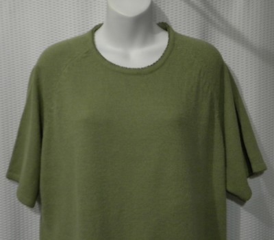 Bobbie Brooks Woman Plus Size 22W/24W Short Sleeve Sweater