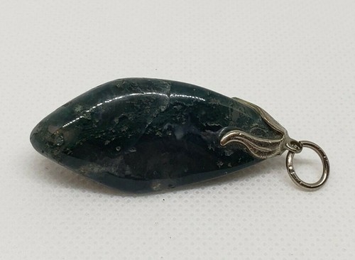 Colgante de moda de piedra unisex asimétrico verde sin marca - Imagen 4 de 5