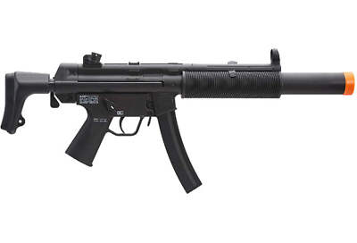 H&K MP5 SD6 6mm BB AEG Semi-Auto Airsoft Gun - Black (2275053) for