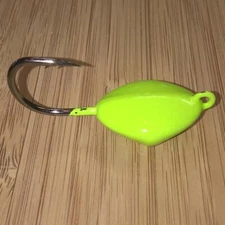 5PK TOG BLACKFISH CHARTREUSE GREEN SHEEPSHEAD Ocean Sea Sweeper JIGS Tautog  Jig