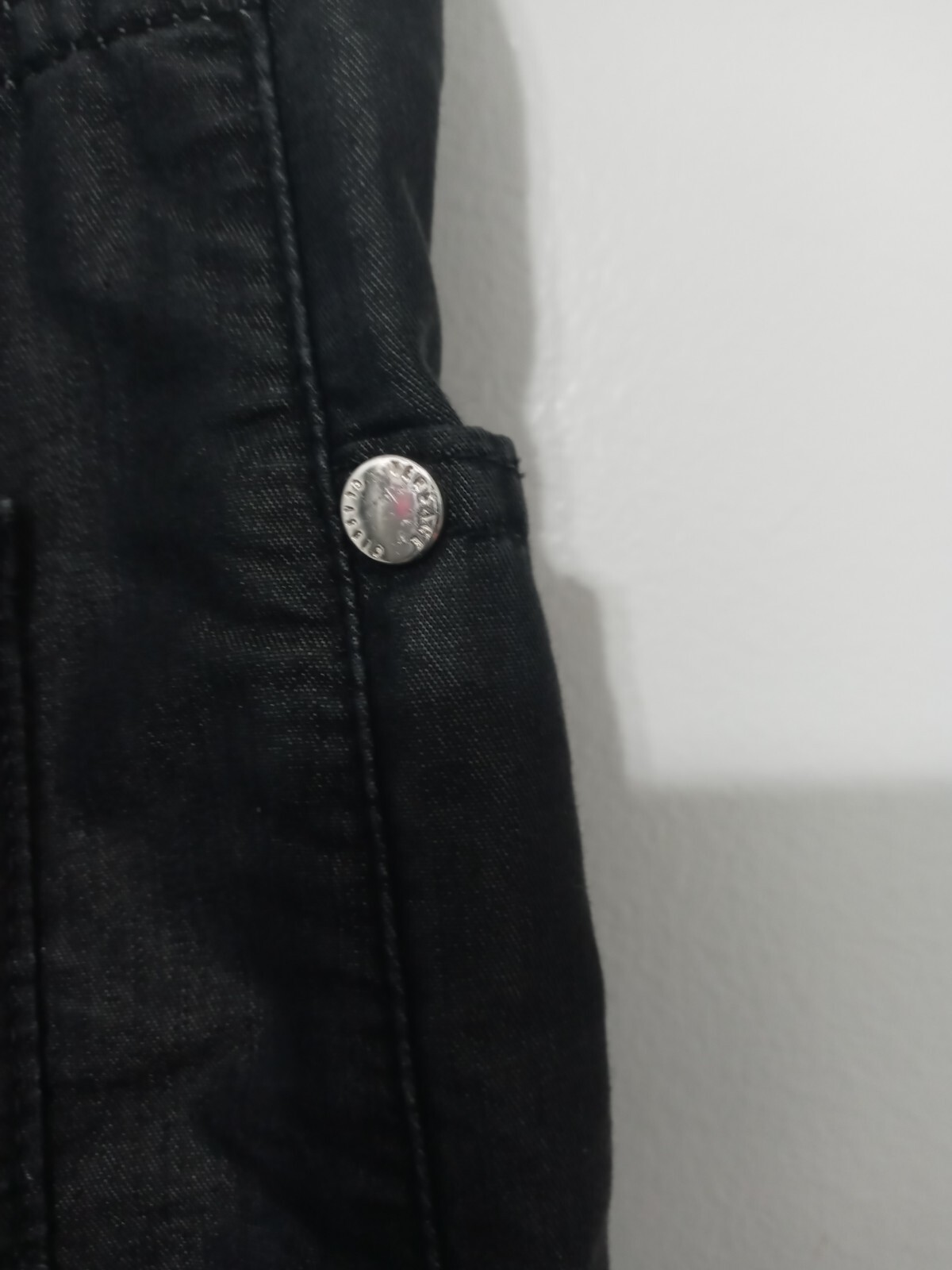 Versace Classic Dark Gray Zip Button Close Pants … - image 7