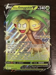 Alolan Exeggutor V SWSH225 Black Star Promo Jumbo Card