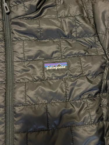 PATAGONIA Giacca Donna Nano Puff - Taglia Large - Nera - Nuova con etichette $239 - Foto 3 di 12