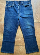 Levis 646 Vintage 70s USA Orange Tab Bootcut Flare Blue Bell Bottom Jeans 40x27