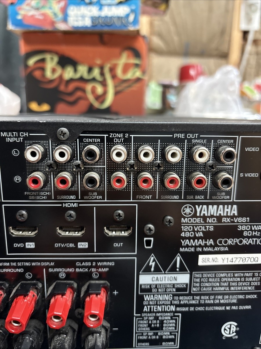 Yamaha RX-V661 7.1 Channel 380W AV Receiver | Home Theater Tested