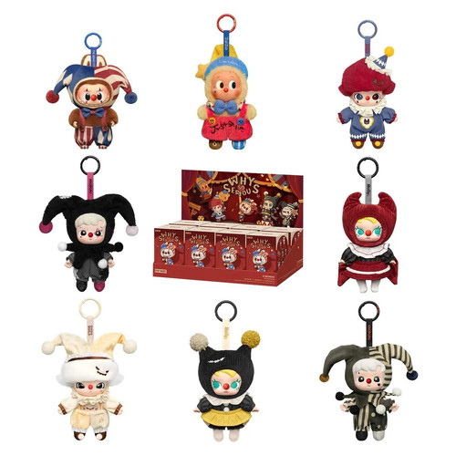 POP MART Why So Serious Series Vinyl Doll Pendant Confirmed Plush Juggling Clown