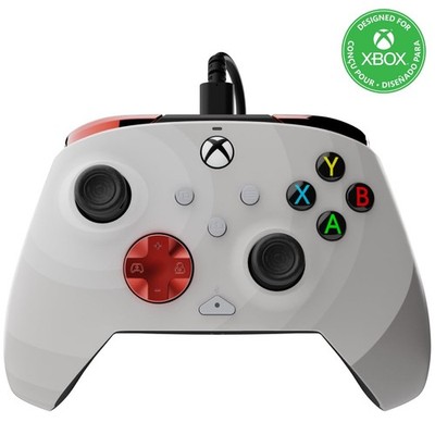 PDP Gaming REMATCH Enhanced Wired Controller Mappable Buttons Radial White