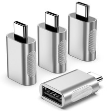 USB Adapter 4 Pack , to USB Female Converter, A Female to Adapter with MacBo...