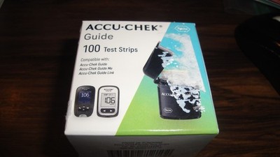 Accu-Chek Guide Test Strips - 100 Count Expires 04-11-2027