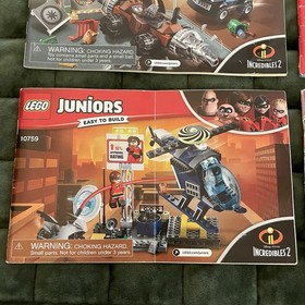 Lego Manuals Juniors Instruction Books 4 Booklets 10760 10759 10724 10753 Batman