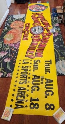 Original 1985 Ringling Bros Barnum Bailey Circus Billboard Poster 12 FT 2-Sheet