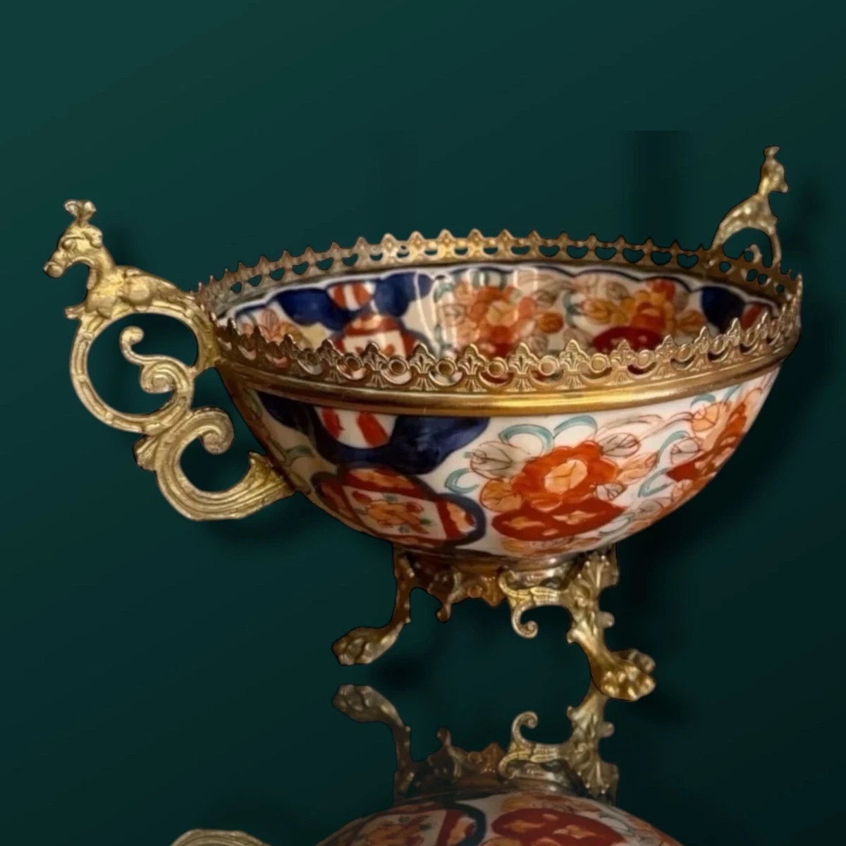 Sorbet En Porcelaine De Chine - Imari Batavia - XVIIIe Siècle - Chinese Porcelain