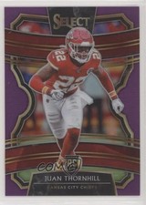 2019 Panini Select Concourse Purple Prizm 70/75 Juan Thornhill #68 1j8