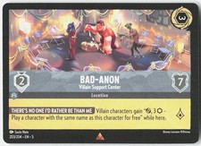 Bad Anon Villain Support Center 203/204 Shimmering Skies Disney Lorcana
