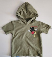 Disney Mickie Mouse And Friends SS Hoodie Goofy Donald Duck Pluto Size 4T