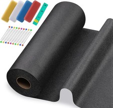 Black Medium Weight Fusible Interfacing for Sewing, 11.6" x 30yd Fusible Inte...