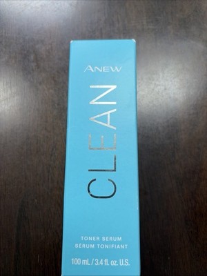 Avon Anew Clean Toner Serum - Full Size 3.4 Fl Oz - New In Box