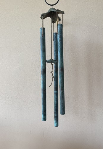Mid Century Walter Lamb style Bronze/Copper Windchime wind chime Solari 