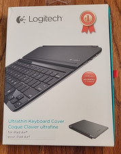 New Logitech Wireless Bluetooth Ultrathin Keyboard Cover i5 for iPad Air -Black